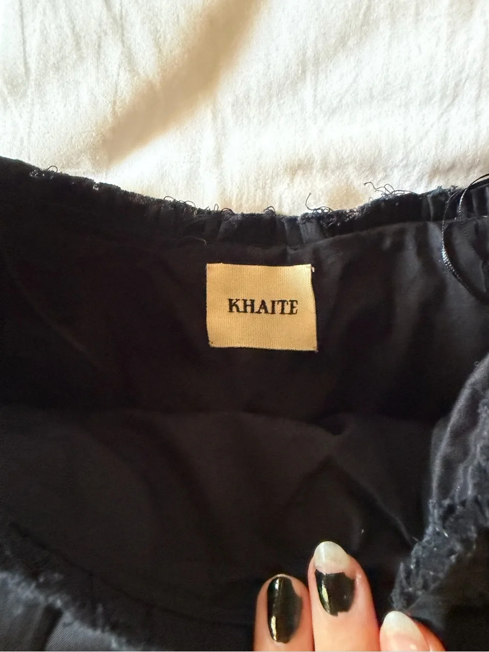 Khaite Hilary Mini Shorts in Cotton